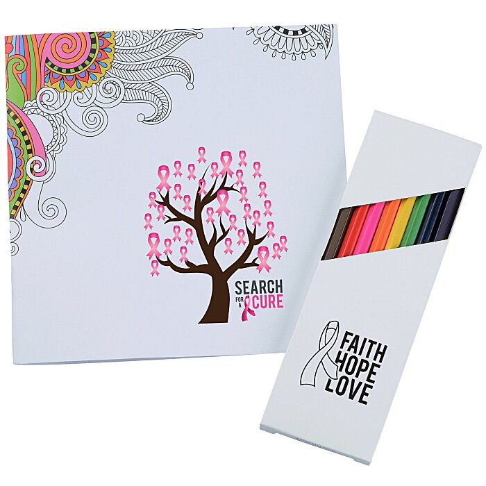 Custom Colouring Book & Pencil Set