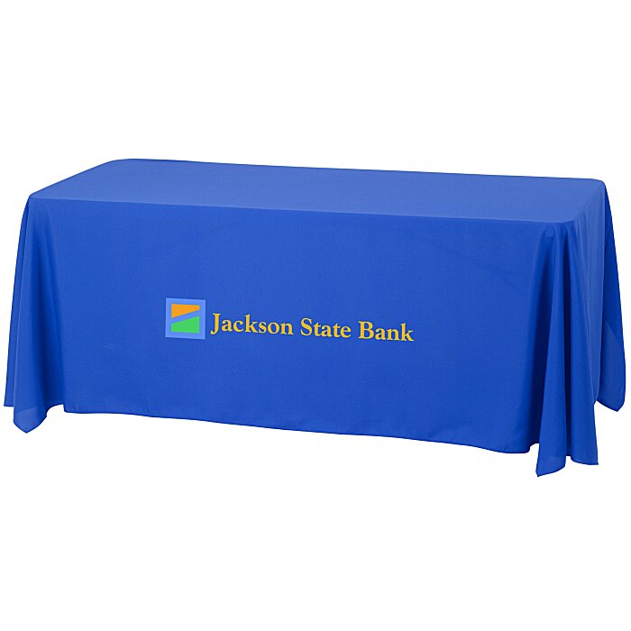 Custom Serged Open-Back Stain Resistant Table Throw - 6 feet