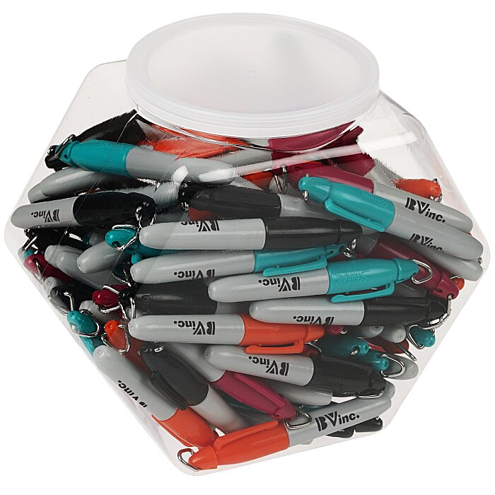 Custom Sharpie Mini Canister - Assorted Fashion Colours