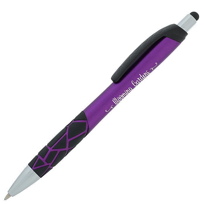 Custom Inlay Stylus Pen - Metallic