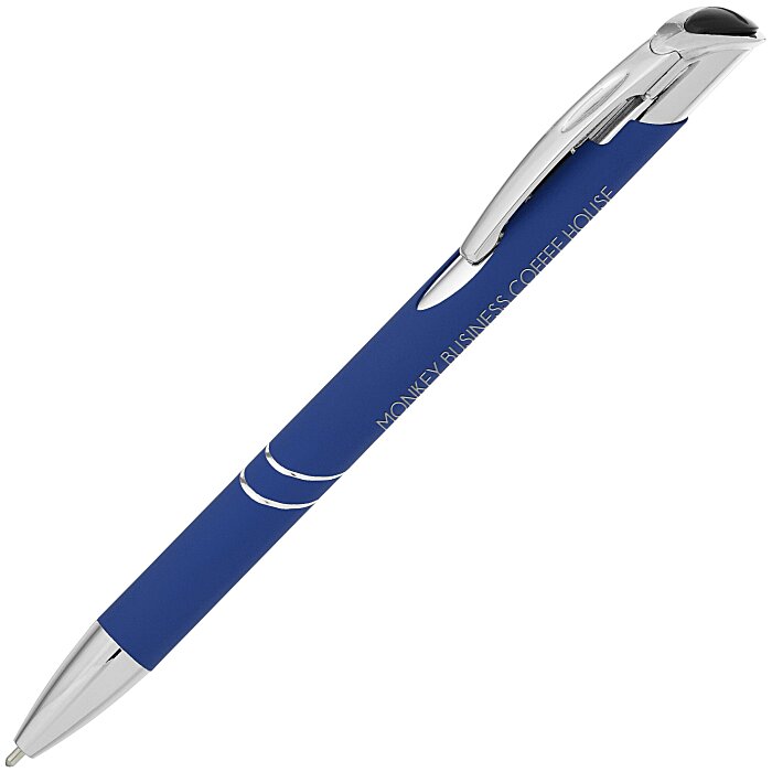 Custom Top Cat Soft Touch Metal Pen