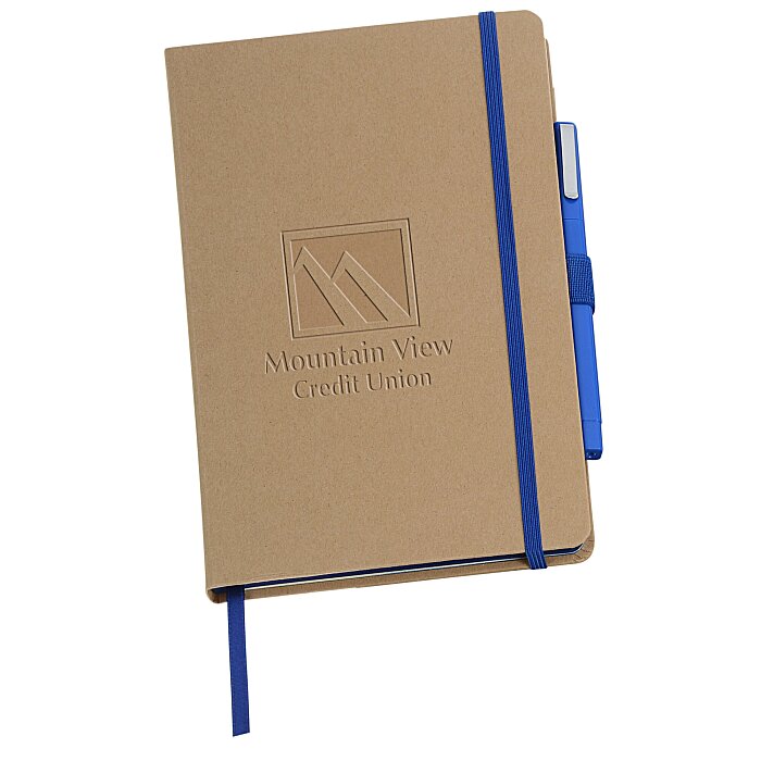 Custom Paper Cover Notebook with Pen