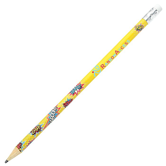 Custom Super Kid Superhero Pencil - Action