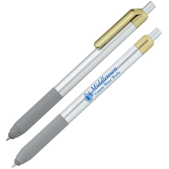 Custom Alamo Stylus Pen - Silver - Metallic