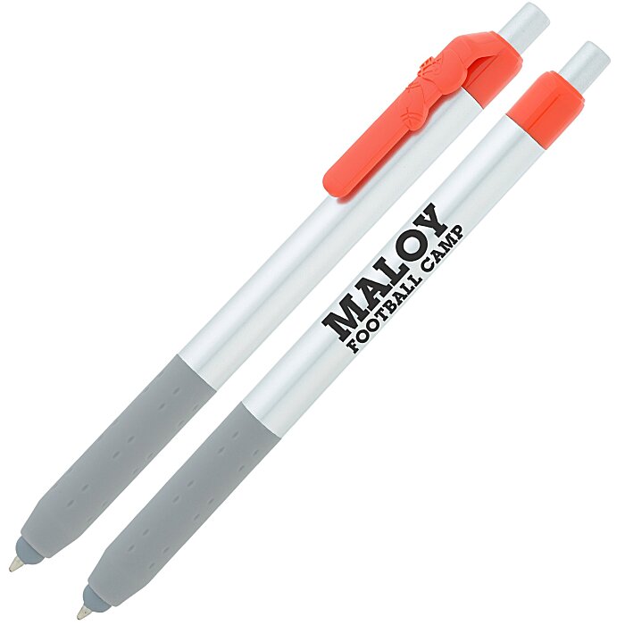 Custom Alamo Stylus Pen - Silver - Football