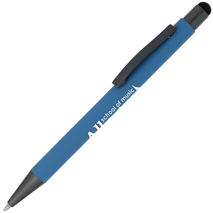 Custom Charleston Soft Touch Stylus Metal Pen