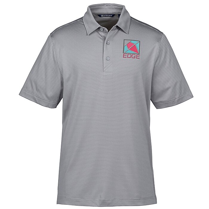 Custom Cutter & Buck Forge Pencil Stripe Polo