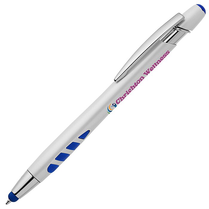 Custom Marquee Stylus Pen - Pearlized - Full Colour