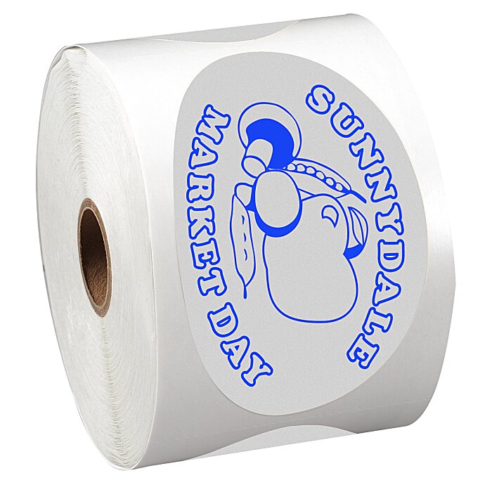 Custom Sticker by the Roll - Oval - 2-1/2