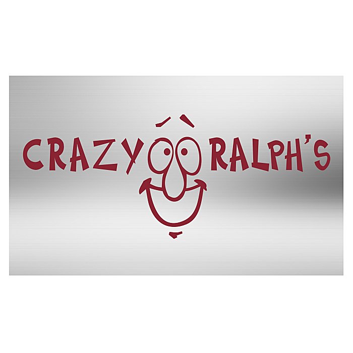 Custom Chrome Sticker - Rectangle - 3