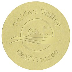 Custom Embellished Seal by the Roll - Circle - Smooth Edge - 2 Inches