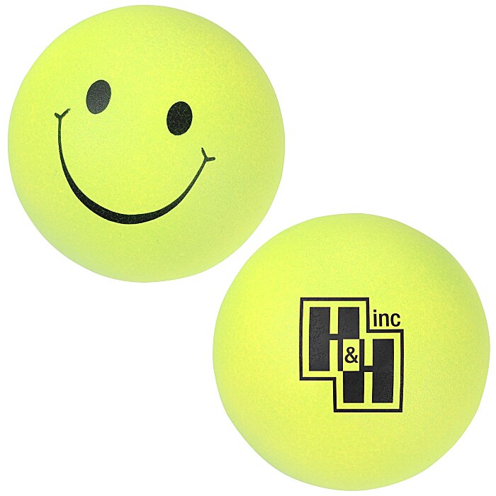 Custom Smiley Face Mood Stress Ball