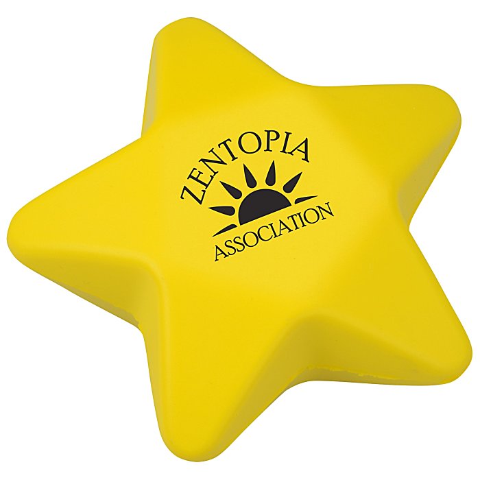 Custom Star Squishy Stress Reliever