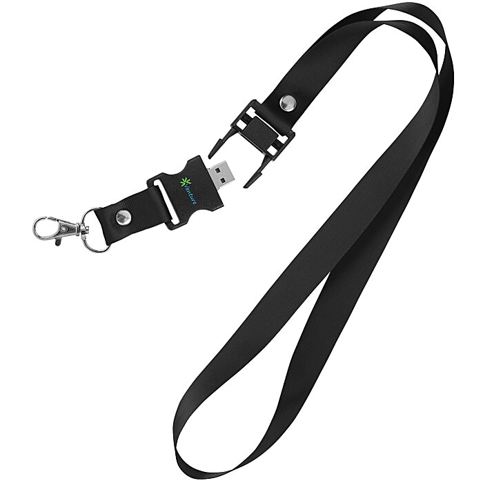 Custom Lanyard USB Drive - 1GB