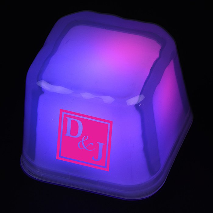 Custom Light-Up Ice Cube - Multicolour