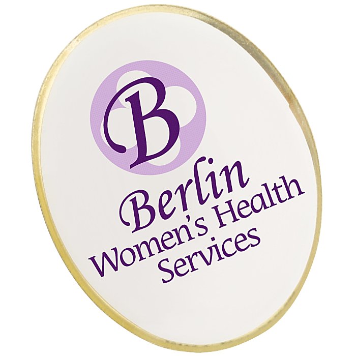 Custom Lapel Pin - Oval
