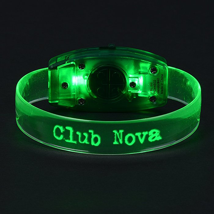 Custom LED Glowing Bracelet - Laser Engraved