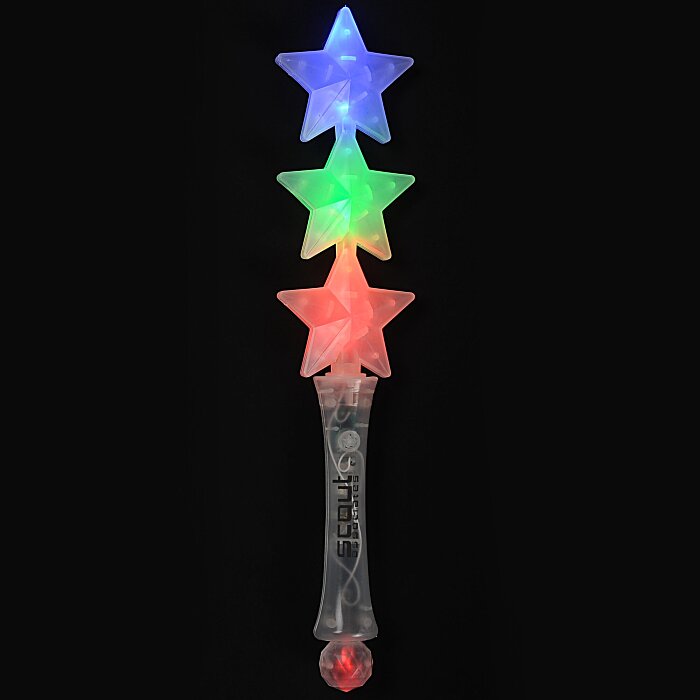 Custom Flashing Star Wand - Multicolour