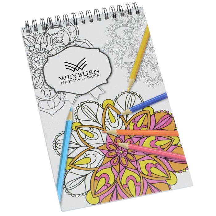 Custom Flip Top Colouring Book