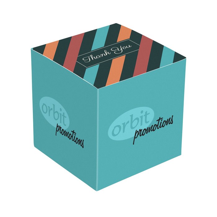 Custom Poster Board Box - Cube - Small - Full Colour
