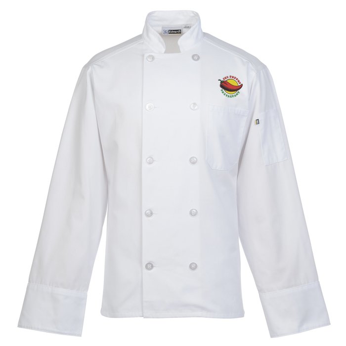 Custom Ten Button Chef Coat with Mesh Back