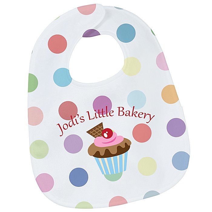 Custom Full Colour Plush Baby Bib