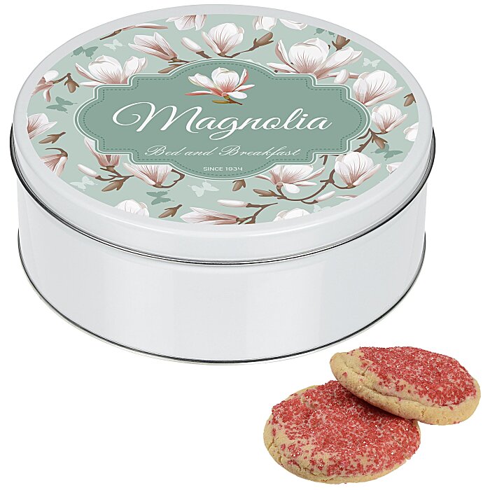 Custom Fresh Beginnings Sugar Cookie Tin - 18 Cookies